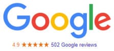 5 star Google Reviews
